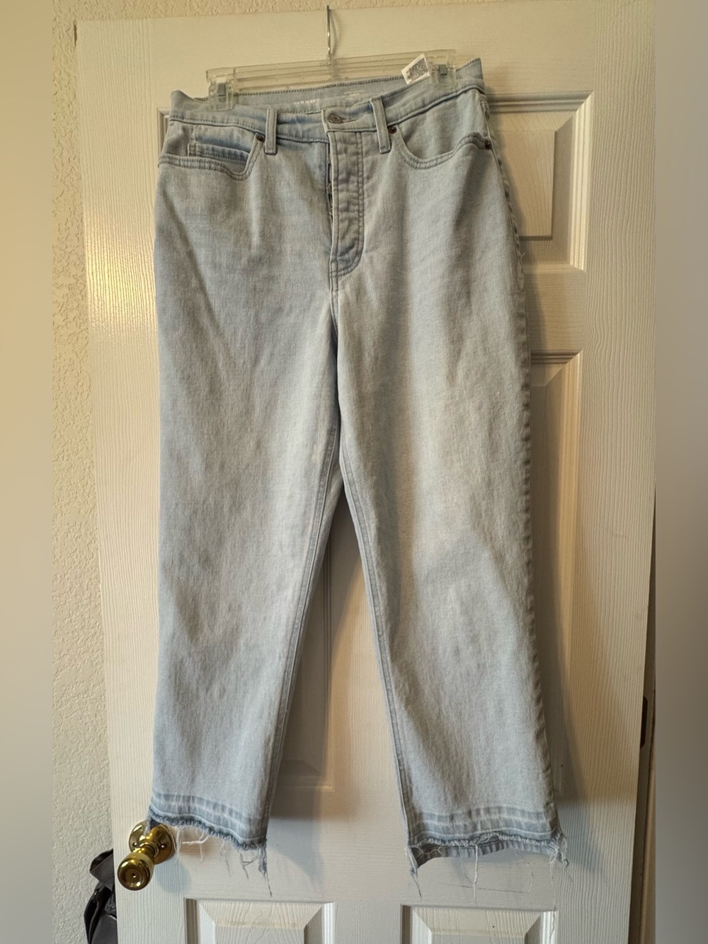 Old Navy Light Blue Straight-Leg Women's Jeans